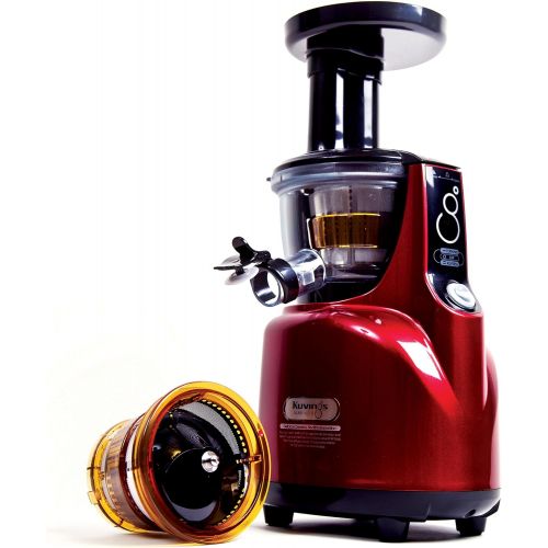  [아마존베스트]Kuvings BPA-Free Silent Juicer SC Series With Detachable Smart Cap, Burgundy Pearl