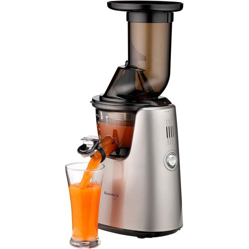  [아마존베스트]Kuvings Whole Slow Juicer Elite C7000S - Higher Nutrients and Vitamins, BPA-Free Components, Easy to Clean, Ultra Efficient 240W, 60RPMs-Silver