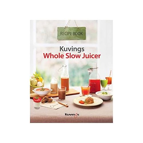  [아마존베스트]Kuvings BPA-Free Whole Slow Juicer Red B6000P with Sortbet Maker, Cleaning Tool Set, Smart Cap and Recipe Book