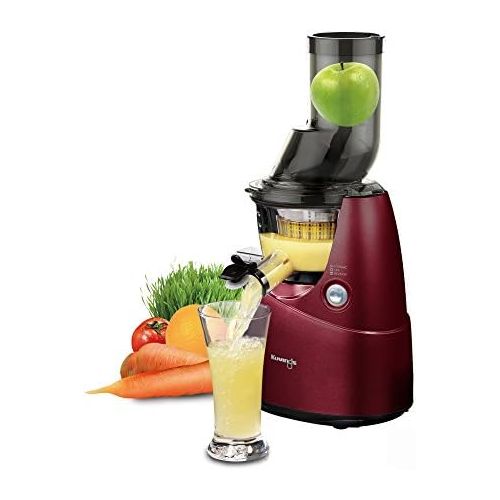  [아마존베스트]Kuvings BPA-Free Whole Slow Juicer Red B6000P with Sortbet Maker, Cleaning Tool Set, Smart Cap and Recipe Book