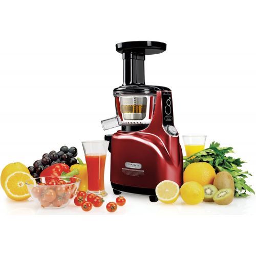  Kuvings NS-940 Silent Upright Masticating Juicer, Red