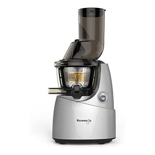  Kuvings Whole Slow Juicer with BPA-Free Components B6000SR Silver- Extra Wide Feed Chute- Reducing prep time by 40%-10 Year Limited Warranty- includes Sorbet and Smoothie Strainer