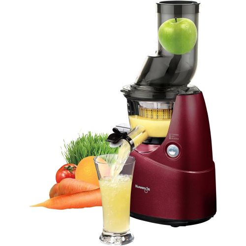  Kuvings BPA-Free Whole Slow Juicer B6000PR, Red, includes Smoothie and Sorbet Strainer