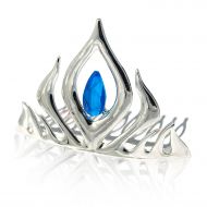 Kuzhi Frozen Elsa Tiara Coronation Crown (Silver)