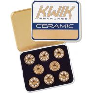 KwiK Bearings - Ceramic Bearings - Set of 16 Heat Resistant Ceramic Roller Skate Bearings - 8mm
