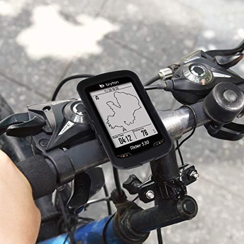  [아마존베스트]Kwmobile kwmobile Case for Bryton Rider 530 - Soft Silicone Bike GPS Navigation System Protective Cover