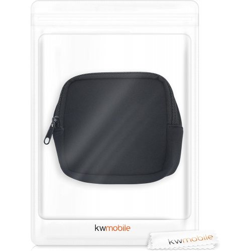  kwmobile Neoprene Pouch Compatible with - Fujifilm Instax Mini 9 - Protective Camera Pouch Case - Black