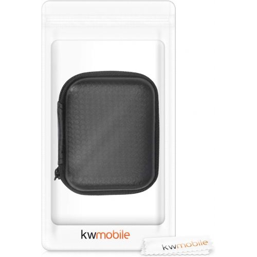  kwmobile Carrying Case Compatible with GoPro Hero 7/6 / 5/4 / 3 - Small Action Hard Camera Case with Design - Carbon Black