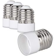 Besuchen Sie den kwmobile-Store kwmobile 4x Lampensockel Adapter Konverter - E27 Fassung auf E14 Sockel Lampenadapter - Lampensockeladapter fuer LED Halogen Energiespar Lampen