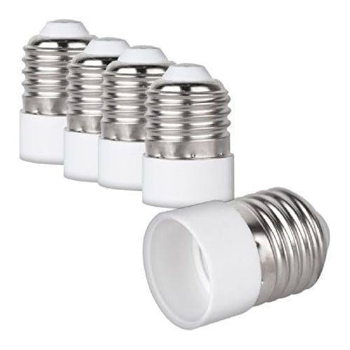  Besuchen Sie den kwmobile-Store kwmobile 4x Lampensockel Adapter Konverter - E27 Fassung auf E14 Sockel Lampenadapter - Lampensockeladapter fuer LED Halogen Energiespar Lampen