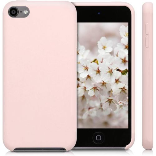  [아마존베스트]kwmobile TPU Silicone Case Compatible with Apple iPod Touch 6G / 7G (6th and 7th Generation) - Soft Flexible Protective Cover - Dusty Pink