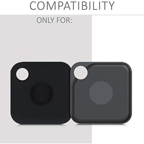  [아마존베스트]kwmobile Case Compatible with Tile Pro 2020 Key Finder Silicone Protective Case Cover Black, Black