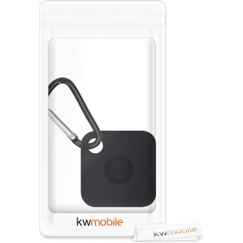  [아마존베스트]kwmobile Case Compatible with Tile Pro 2020 Key Finder Silicone Protective Case Cover Black, Black