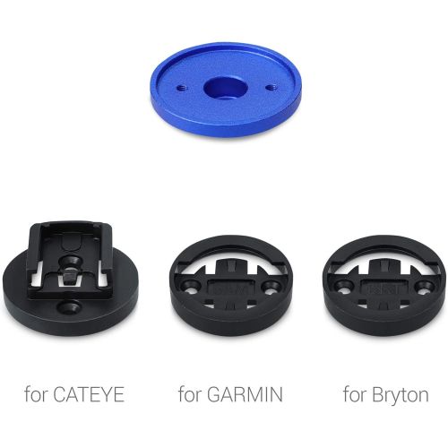  [아마존베스트]kwmobile Mount Compatible with Garmin Edge/Bryton Rider/CatEye - Bicycle Holder Bicycle Computer - Stem Mount Headtube Top Cap