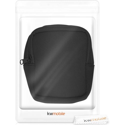  kwmobile Neoprene Pouch Compatible with - Fujifilm Instax Mini 11 - Protective Camera Pouch Case - Black