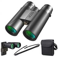 [아마존 핫딜]  [아마존핫딜]Kylietech Fernglaser fuer Erwachsene 12x42 kompakte Fernglas fuer Vogelbeobachtung, Wandern, Jagd, Sightseeing, Kleines Fernglas mit Nachtsicht-Funktion.FMC Linse, Tragetasche und Sm