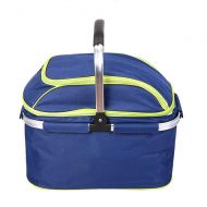 Kylinyyl Insulated Picnic Basket Waterproof Lining - Collapsible Design for Easy Storage - Take it Camping, Picnicking, Lake Trips, or Family Vacations