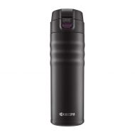 Kyocera 17oz. Ceramic Coated Interior, Double Wall Vacuum Insulated, Stainless Steel Travel Mug-Matt Black