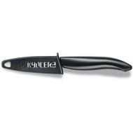 KYOCERA Klingenschutz BG-075 optimaler Messerschutz fuer Keramikmesser, Keramikklingen. Geeignet fuer Klingen bis 7,5 cm Lange. Aus Kunststoff. Schwarz.