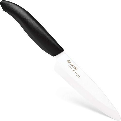  Kyocera Keramikmesser - extrem scharf, ultraleicht, deutlich langer scharf. Aus bruchfesterer, korrosionsfreier Zirkonia-Hochleistungskeramik. Fuer absolut prazise Schnitte. Ergonom