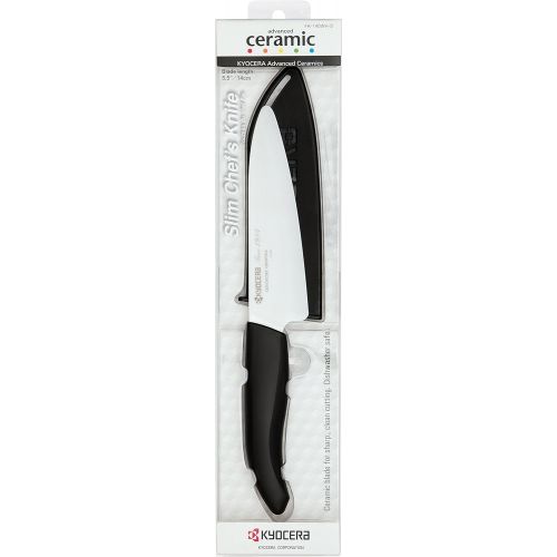  Besuchen Sie den Kyocera-Store Kyocera Kuechenmesser, Kunststoff, Black, 14 cm