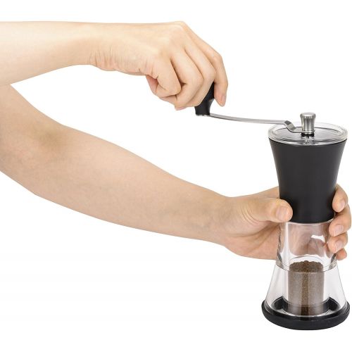  Kyocera Advanced Ceramic Slim Adjustable Coffee Mill, Black