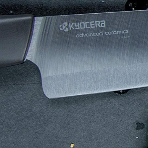  Kyocera FK-3PC-BKBK Ceramic Advanced Knife Set, 5.5 4.5 3, Black Handle With Black Blade