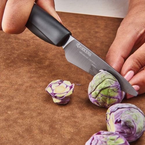  [아마존베스트]Kyocera Innovation Ceramic Kitchen Knife, 3 PARING, BLACK