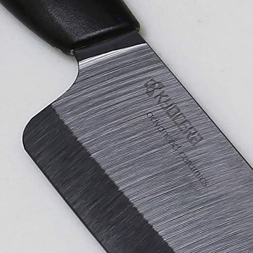  [아마존베스트]Kyocera FK-3PC-BKBK Ceramic Advanced Knife Set, 5.5 4.5 3, Black Handle With Black Blade