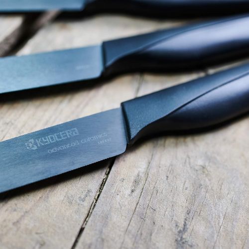  Kyocera SK-4PC Advanced Ceramic Steak Knife Set, One Size, White