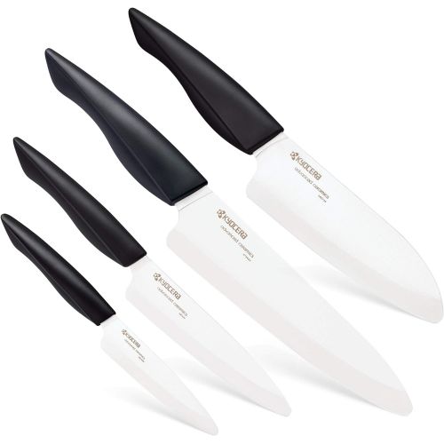  Kyocera FZ-4PC WH-BK Innovation Series Ceramic Knife, 75.554.5, White