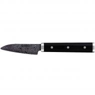 Kyocera KTN-075-HIP Advanced Ceramic Premier Elite Series 3 Paring Knife Pakka Wood Handle-Black Blade
