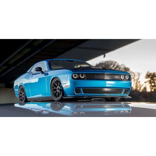  Kyosho 1/10 Fazer 4WD Mk2 Challenger SRT Hellcat B5 Brushed RTR, Blue, KYO34415T2