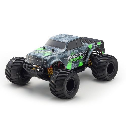  Kyosho Ready-to-Run RC Monster Truck Vehicle, GreenGrey