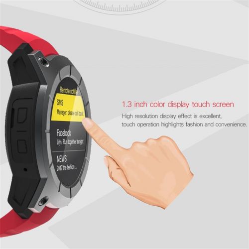  L@YC New S958 Smart Watch Color Screen SIM Card Slot TF Card Heart Rate Monitoring Multiple Motion Modes GPS Professional Sports Watch for Android4.4 and IOS8.0
