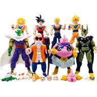 LOGA New Set of Toys! Dragon Ball 8pcs/Set DBZ Toys Anime Son Gok Vegeta Piccolo Djinn-Boo Kakarotto Superhero Action Figure Ideal Gift