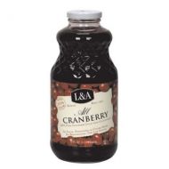 L & A Juice L and A All Cranberry Juice, 32 Ounce - 6 per case.