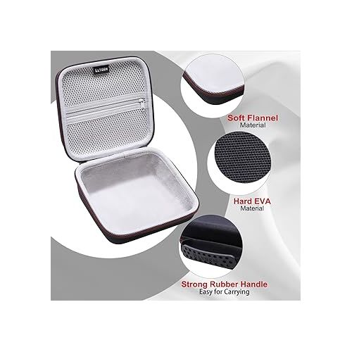  LTGEM EVA Hard Case for Brother P-Touch PTD220/PTD210 Home/Office Everyday Label Maker - Travel Protective Carrying Storage Bag