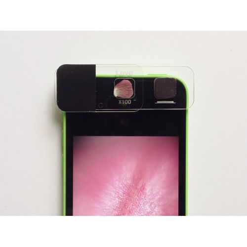  L-eye Smartphone Microscope: for the Front Camera 30-100x Magnification Leye iPhoneiPadAndroid