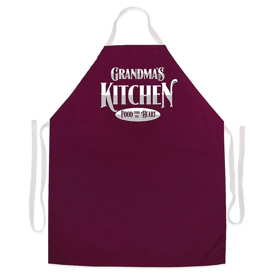 L.A. Imprints Grandma's Kitchen Novelty Apron in Maroon