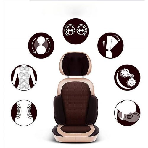  L.Atsain Massaging Cushion With Heat Massager Chair+ Vibration/Powerful 5D Deep Kneading  Massage, Sooth, Relax And Relieve Aches, Pains And Knots For Car Office And Home