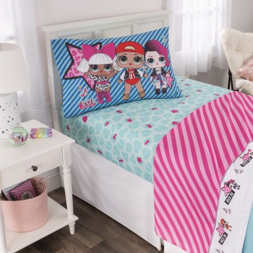  L.O.L. Surprise! Kids Bedding Sheet Set, Blue or Pink