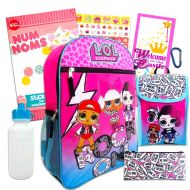 L.O.L Surprise! 7 Pc Backpack School Set ~ Deluxe 16 inch Backpack, Lunch Bag, Water Bottle, and More (L.O.L. Surprise! School Supplies)