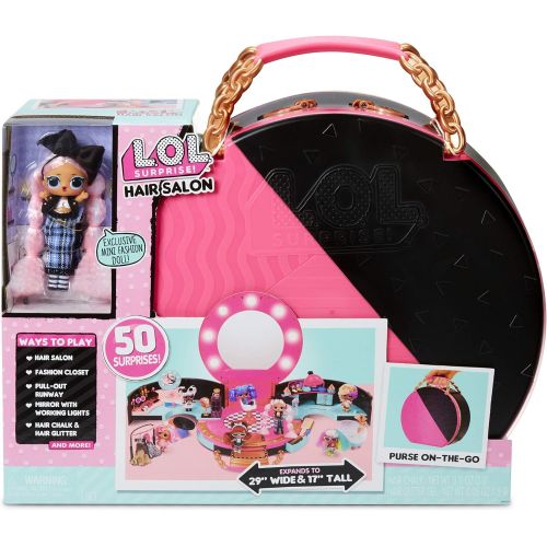  L.O.L. Surprise! Hair Salon Playset with 50 Surprises and Exclusive JK Mini Fashion Doll (571322E7C)