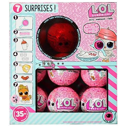  L.O.L. Surprise! LOL Surprise Pets Eye Spy Series 4 Display Case 18 Pack Balls