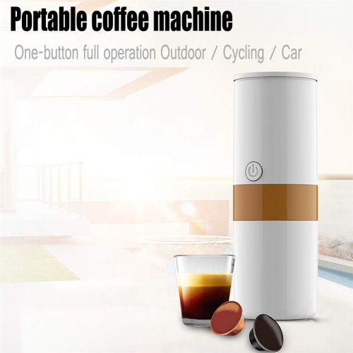  L1 2 in 1 Lightweight Perfect Automatic Capsule Coffee Maker with Reusable Cup Filter, Self-Cleaning Function, Portable Rechargeable Espresso Machine