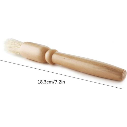  L1 Professional Fine Hair Coffee Grinder Cleaning Brush with Round Wood Handle and Long Lasting Bristles, Kitchen Espresso Machines Dusting Tool