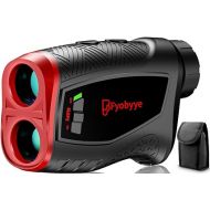 Range Finder Golfing, Fyobyye Slope Laser Golf Rangefinder, Golf Rangefinder with Slope Switch - Slope Measurement, Flag Lock Tech with Pulse Vibration, High Precision Golf Gifts Accessories for Men