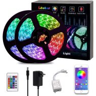 [아마존 핫딜] LED Strip Lights, L8star Color Changing Rope Lights 32.8ft(10m) SMD 5050 RGB Light Strips with Bluetooth Controller Sync to Music Apply for TV, Bedroom, Party and Home Decoration (