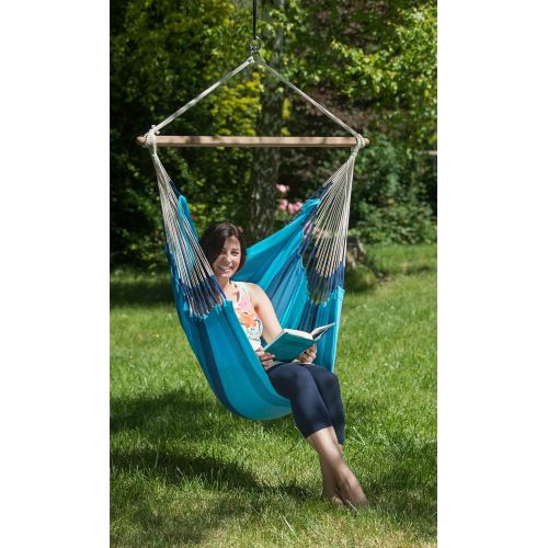  LA SIESTA Orquidea Lagoon - Cotton Basic Hammock Swing Chair